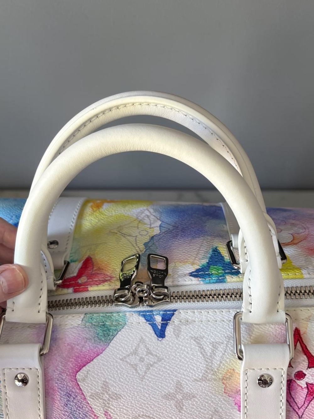 🌸Louis Vuitton Watercolor Keepall B 50🌸 - Picture 6 of 16